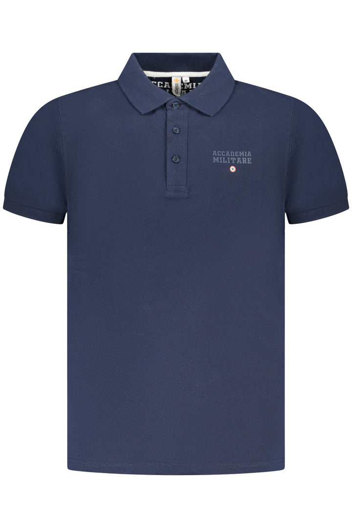 MILITARY ACADEMY MEN&#39;S BLUE SHORT SLEEVE POLO