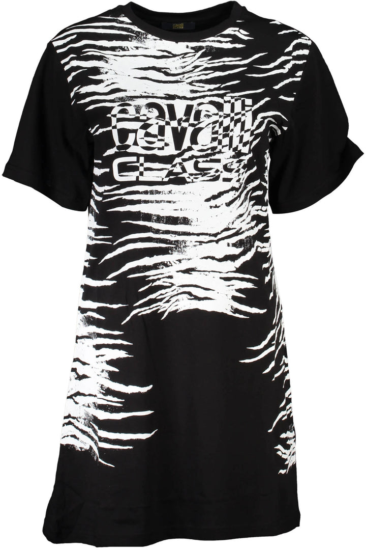 CAVALLI CLASS SHORT DRESS WOMEN BLACK