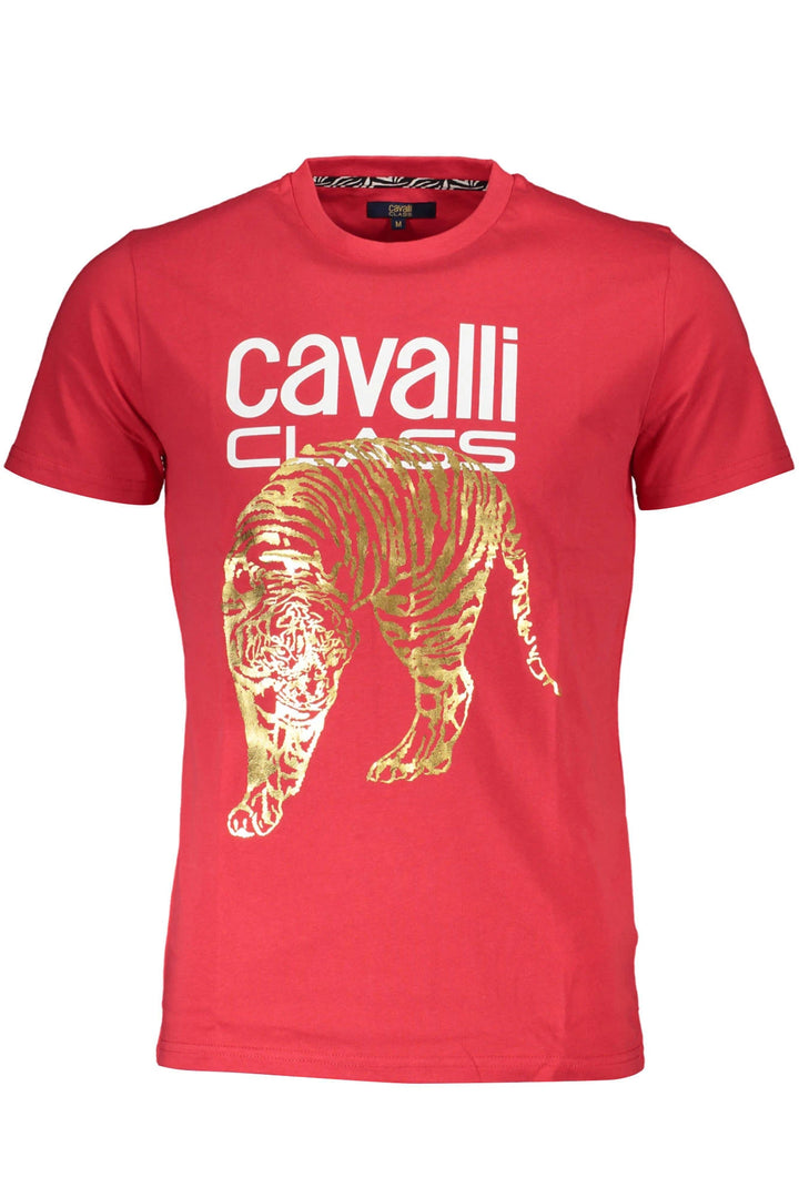 CAVALLI CLASS SHORT SLEEVE T-SHIRT MEN RED