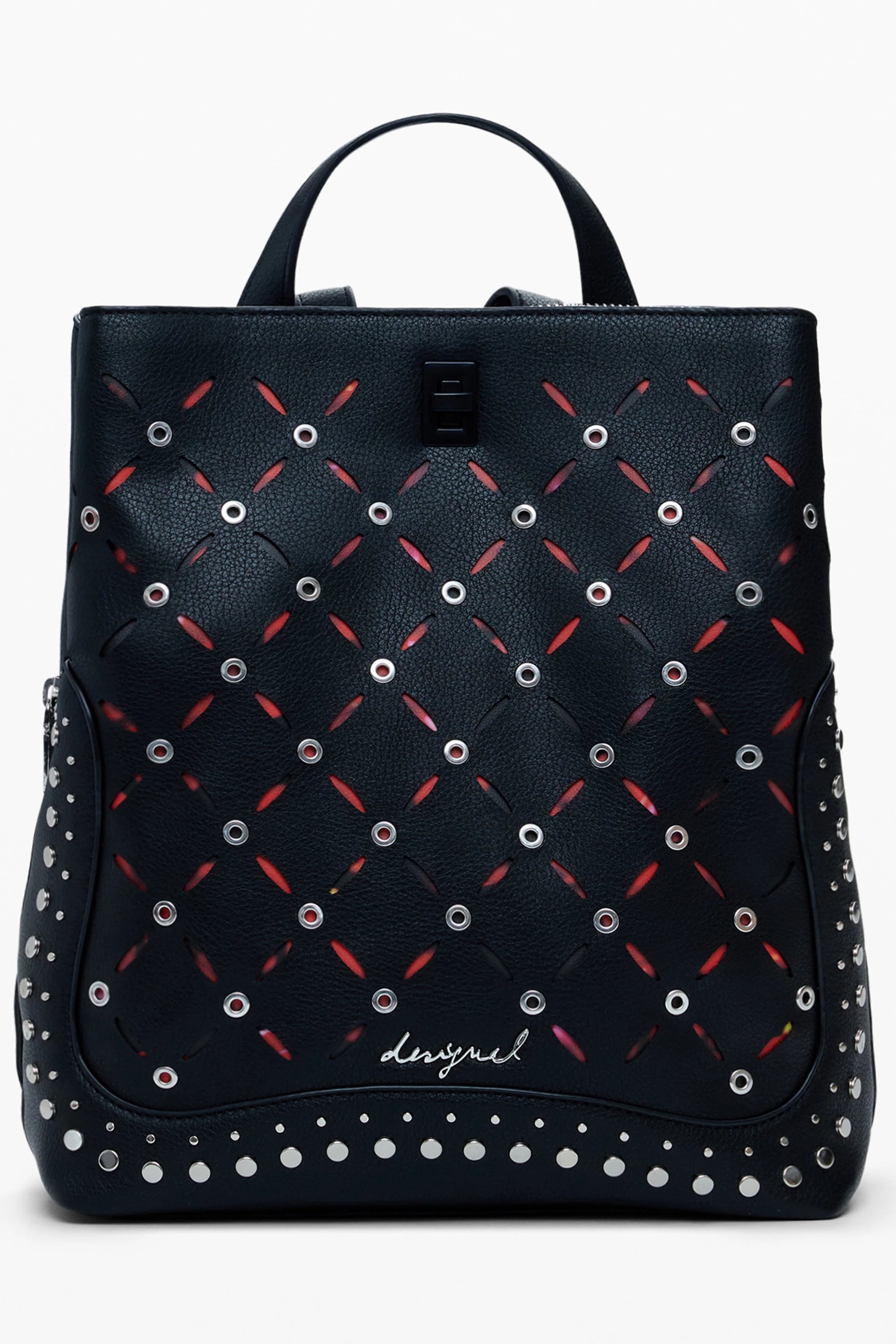 DESIGUAL WOMEN&#39;S BLACK BACKPACK