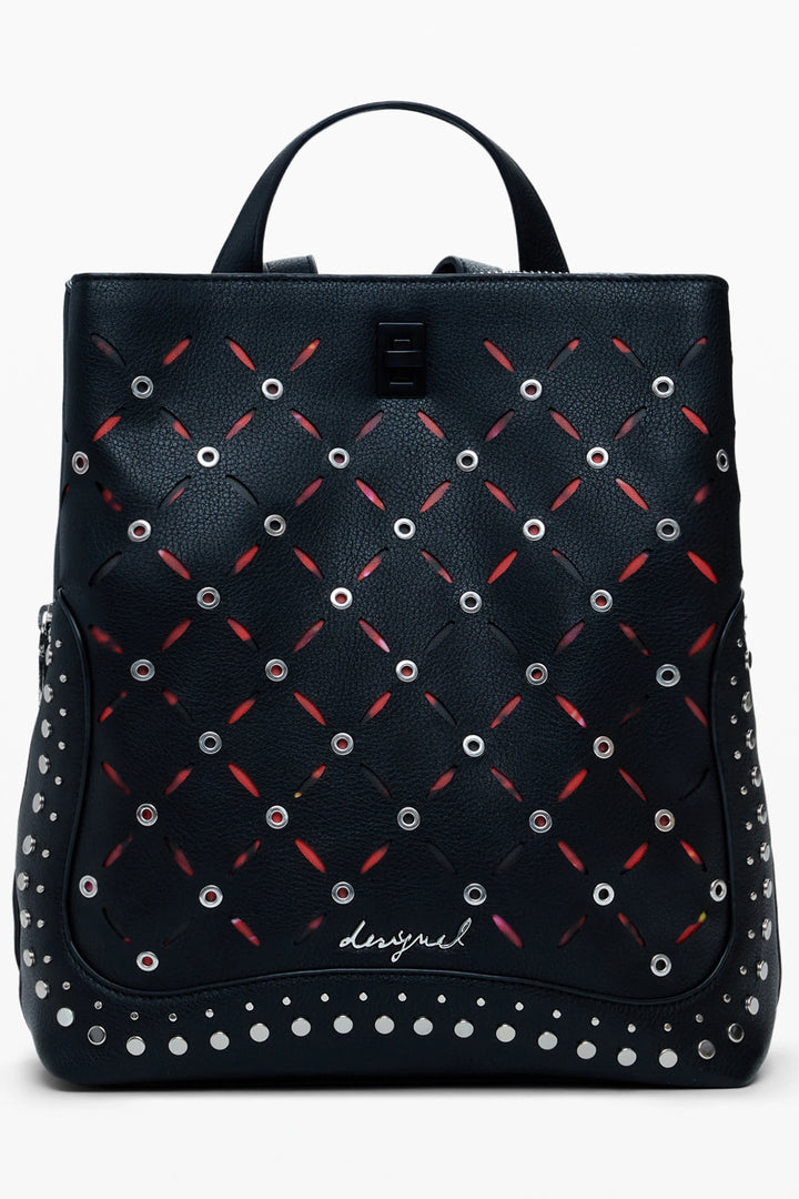DESIGUAL WOMEN&#39;S BLACK BACKPACK