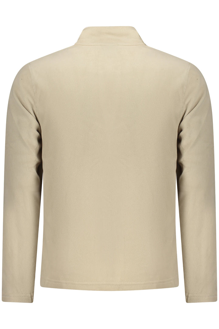 US GRAND MEN S BEIGE ZIP-UP SWEATSHIRT