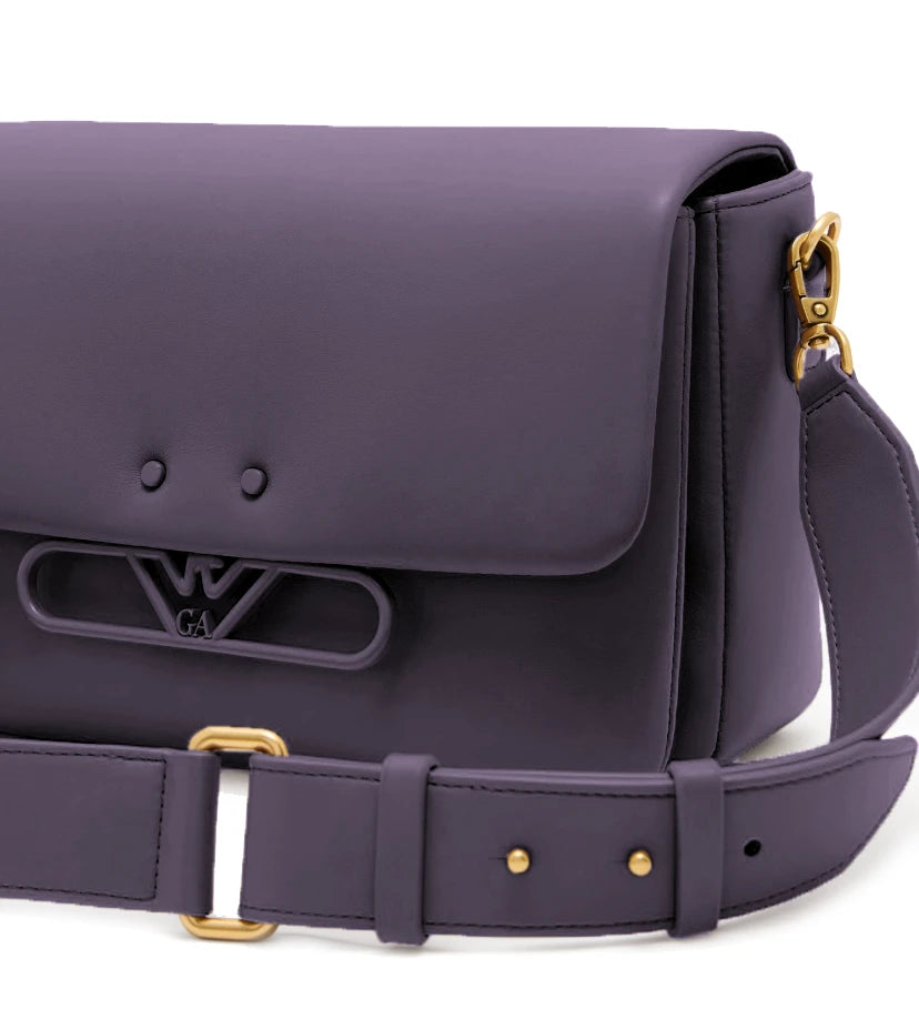 Emporio Armani Crossbody Bags Purple Woman