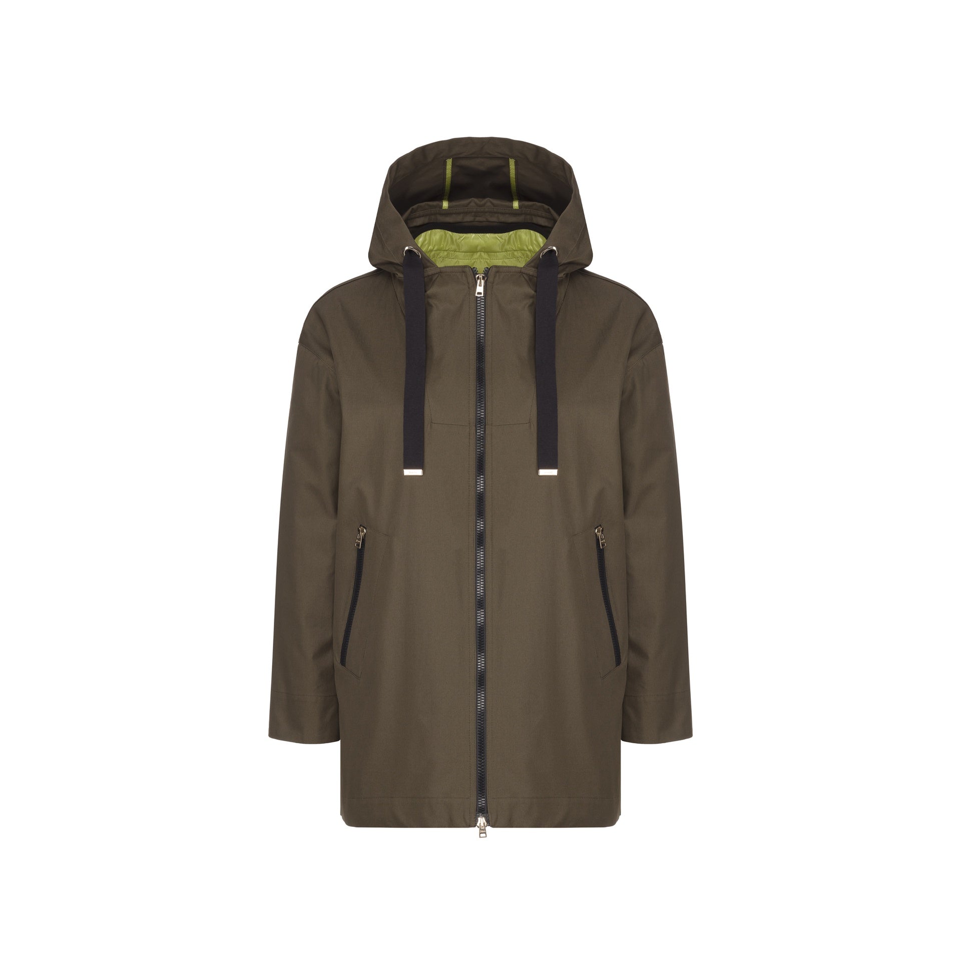 Herno Ruffled Flared Coat