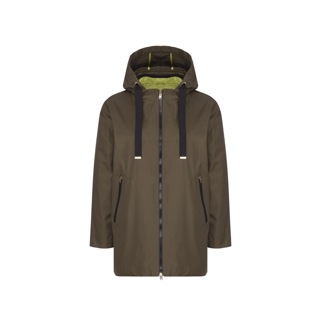 Herno Ruffled Flared Coat
