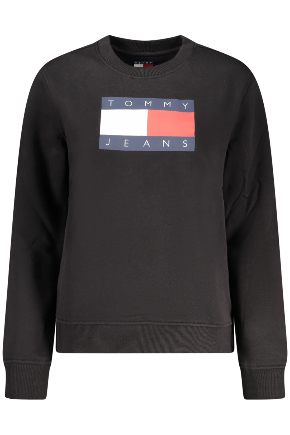 TOMMY HILFIGER WOMEN&#39;S BLACK ZIP-UP SWEATSHIRT