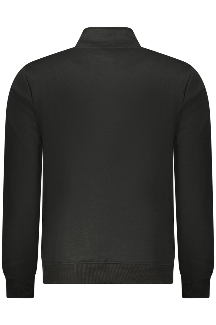 US GRAND MEN&#39;S BLACK ZIP-UP SWEATSHIRT