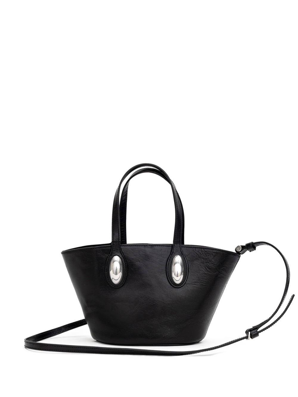 Alexander Wang Mini Dome Tote Bag in Black Leather – Siebentaschen