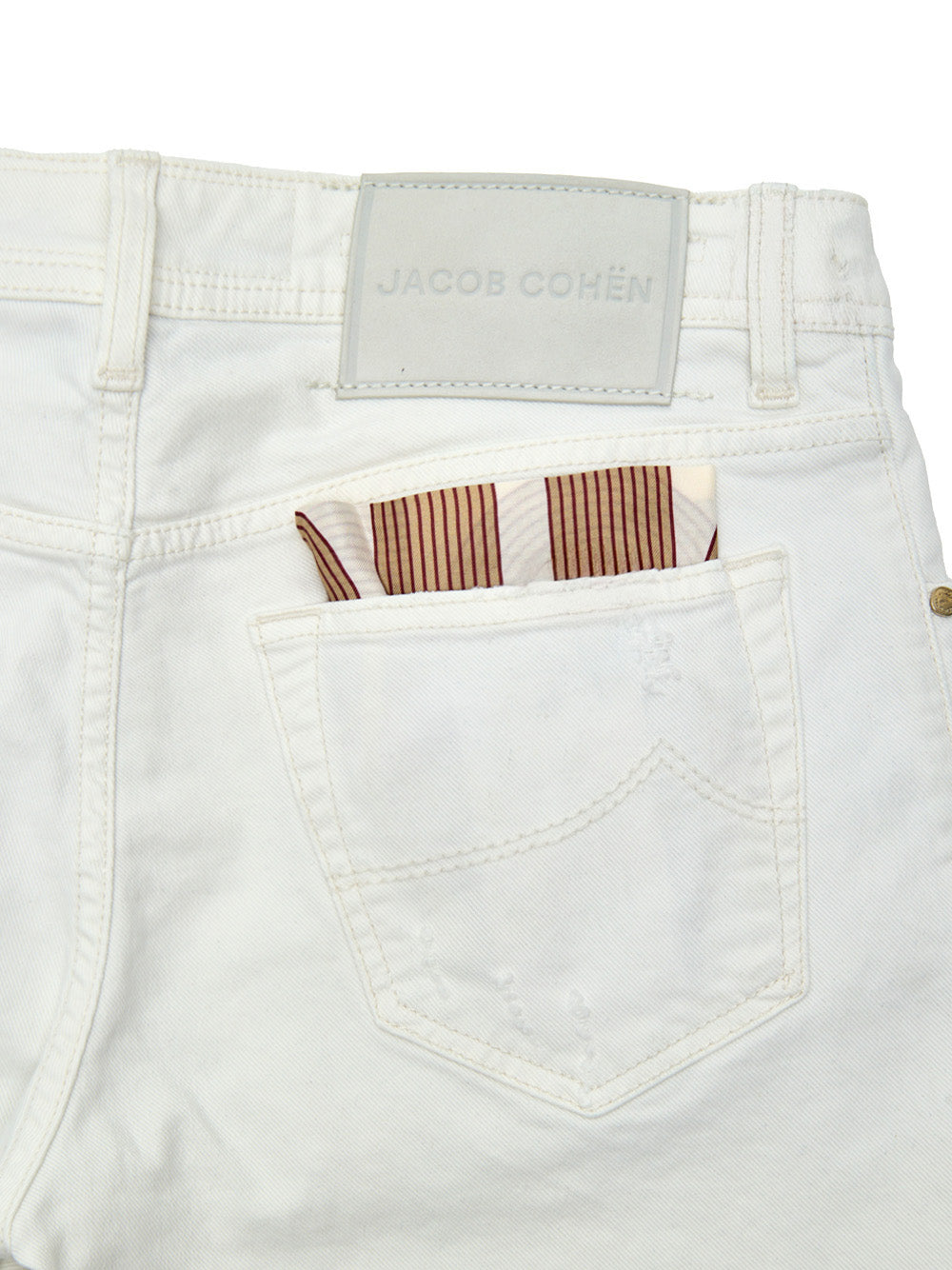 Jacob Cohen Slim Fit White Nick Jeans