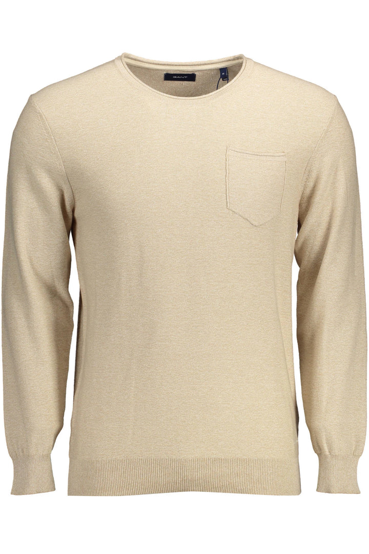 GANT MEN&#39;S SWEATER BEIGE