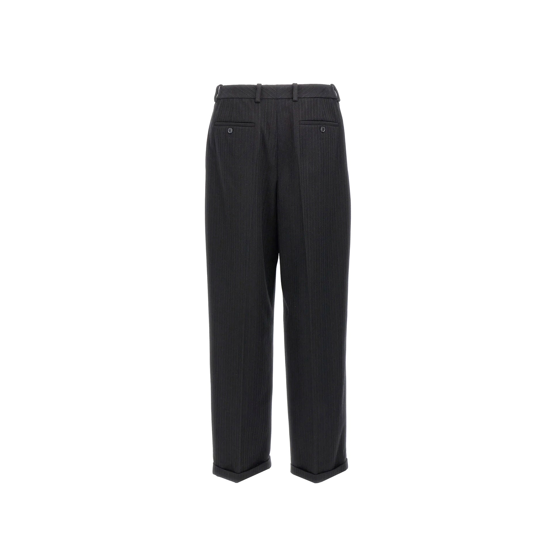 Saint Laurent Cashmere And Wool Flannel 90'S Striped Pants – Siebentaschen