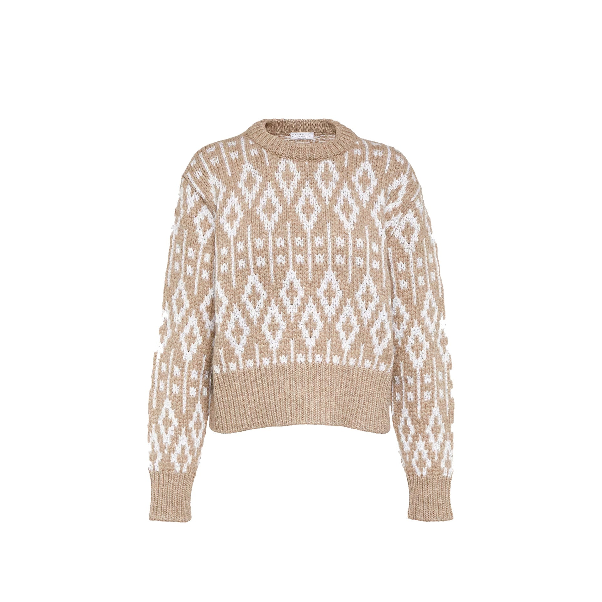 Brunello Cucinelli Jacquard Cashmere Sweater