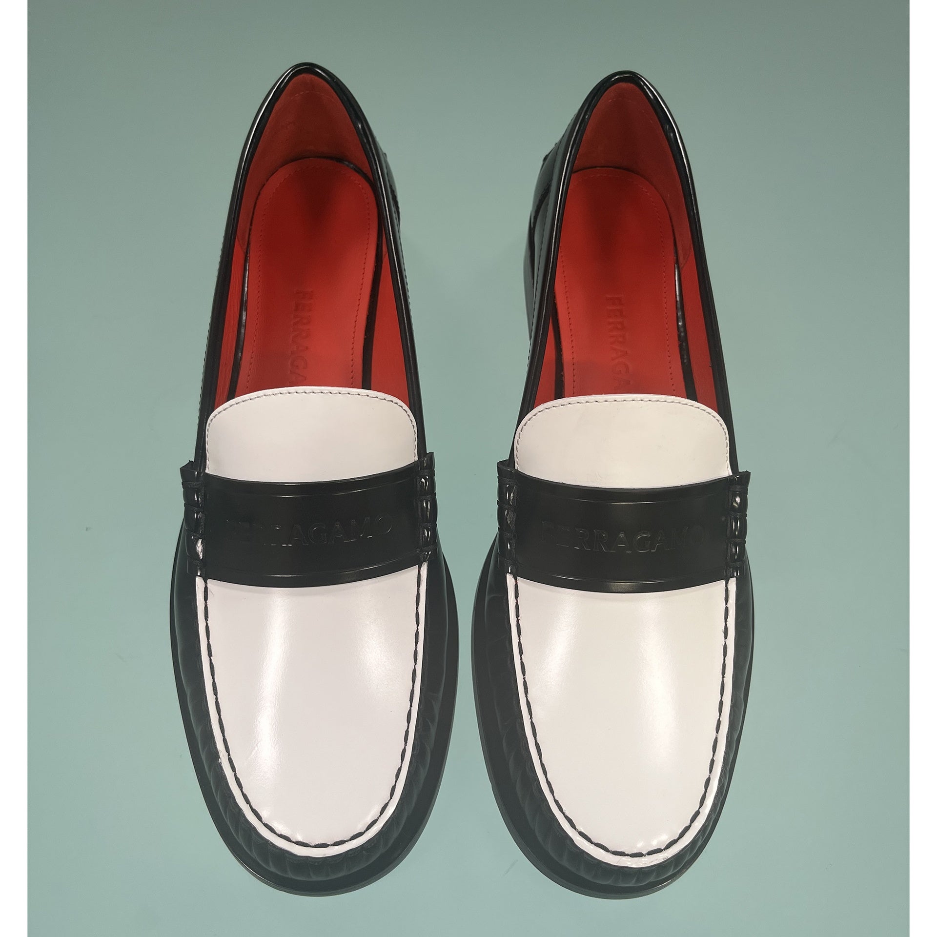 Salvatore Ferragamo Irina Leather Loafers - WOMEN SHOES - SALVATORE FERRAGAMO - Tluxy New