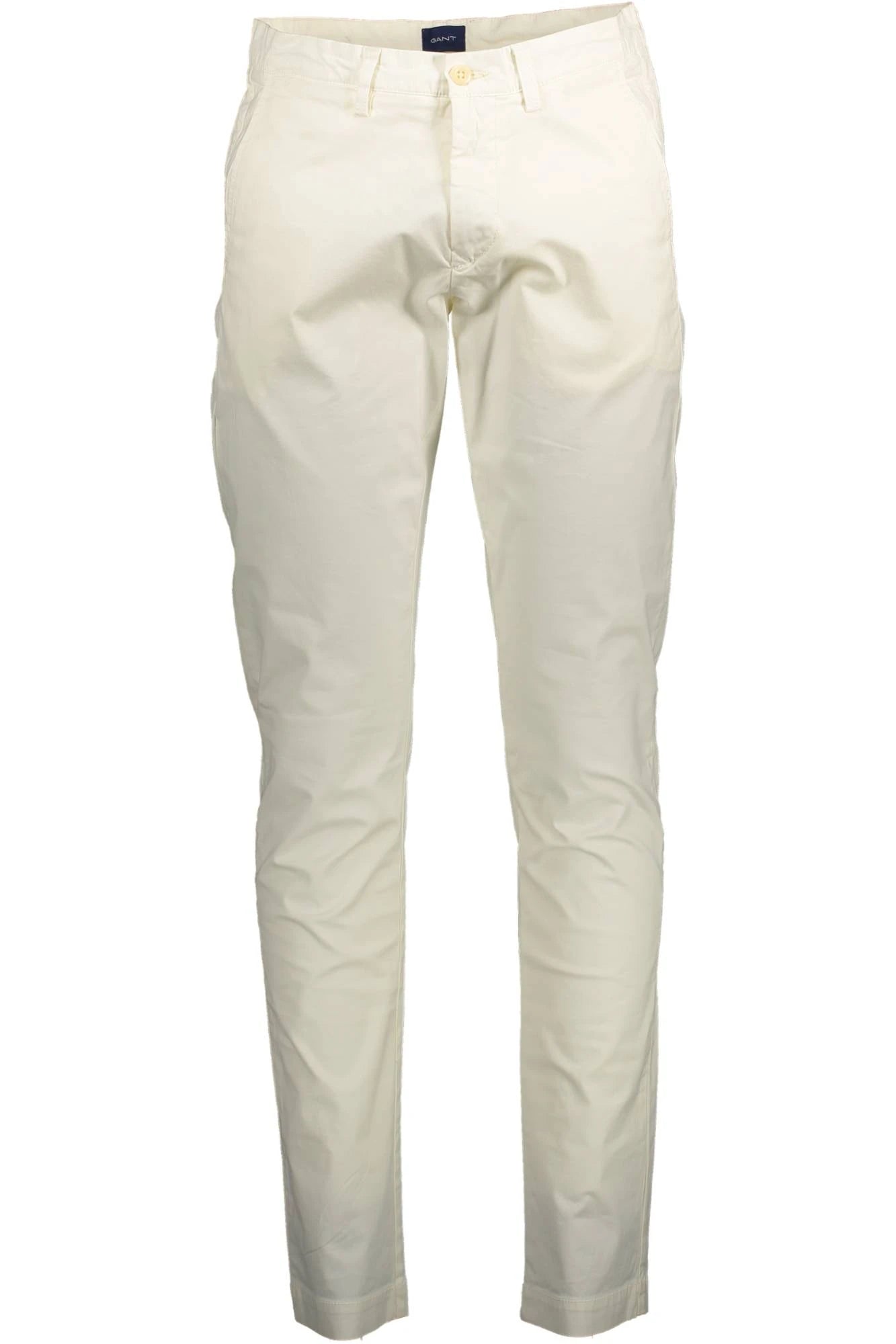 GANT MEN&#39;S WHITE TROUSERS
