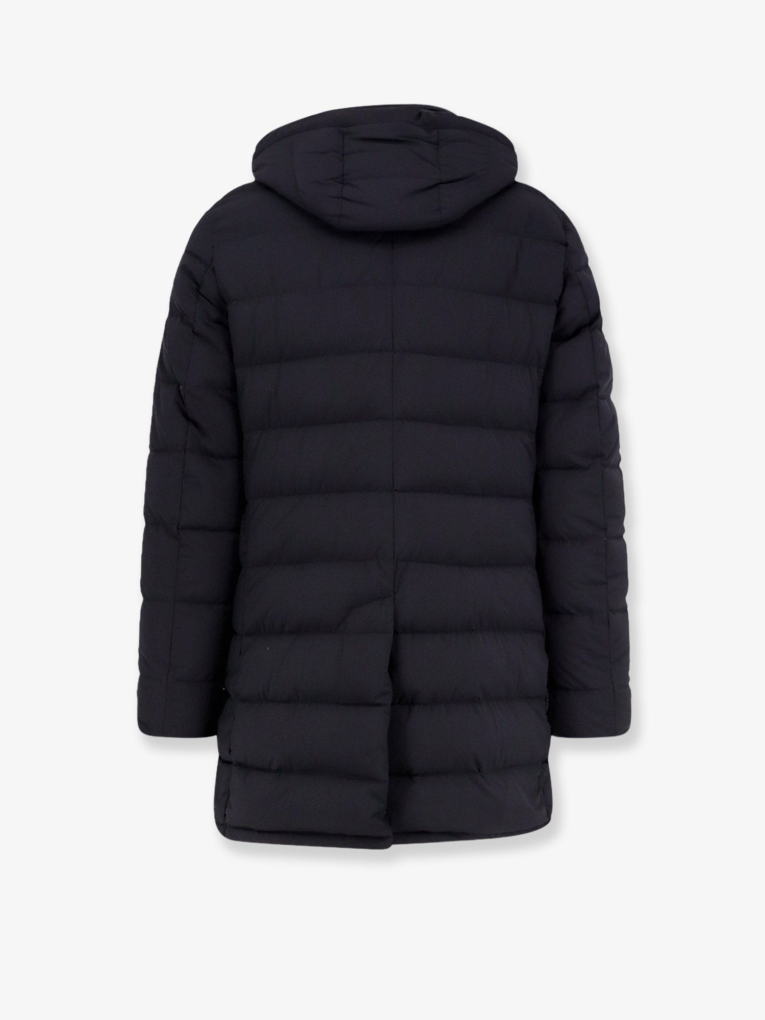 Moorer Calandri-KN down jacket with removable hood