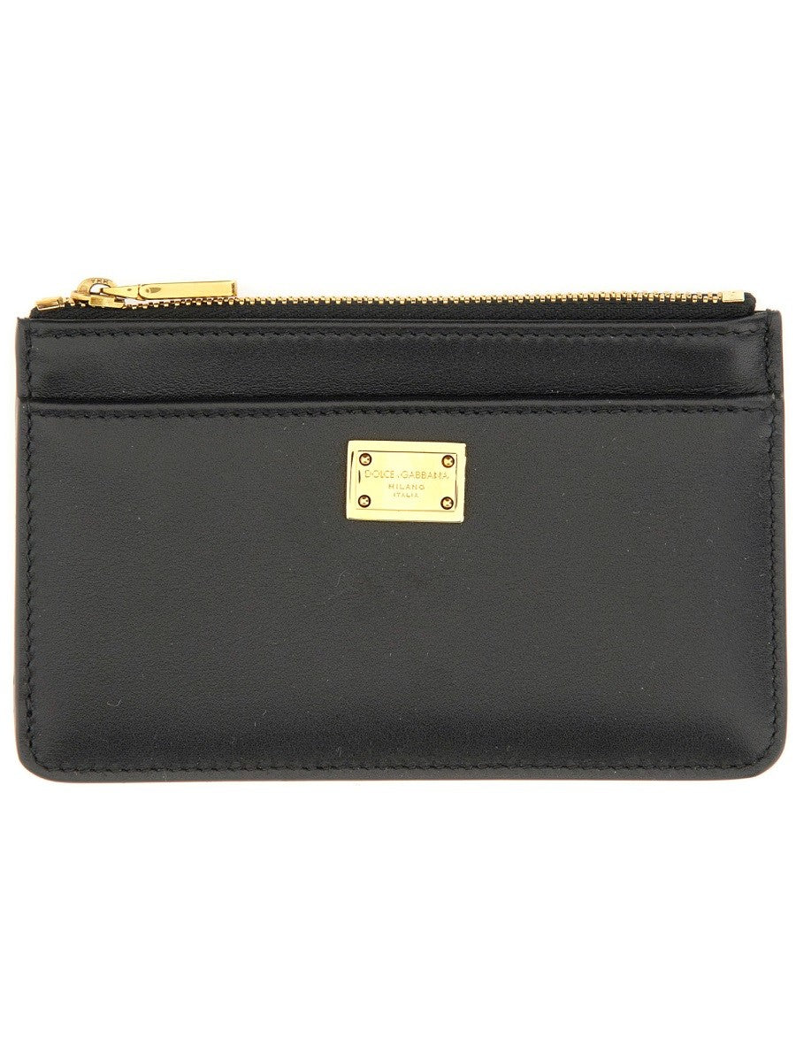 Dolce & Gabbana CALFSKIN PLONGÉ CARD HOLDER