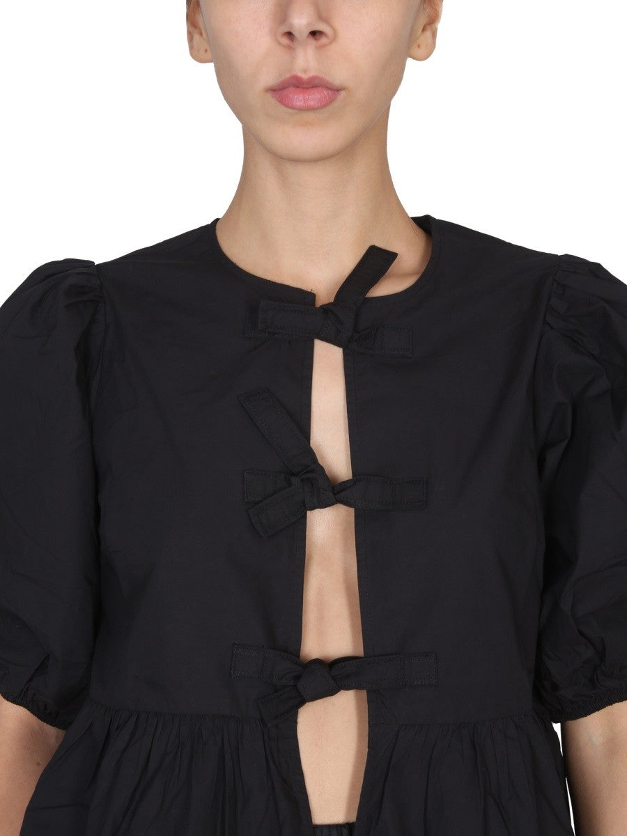 GANNI POPLIN SHIRT