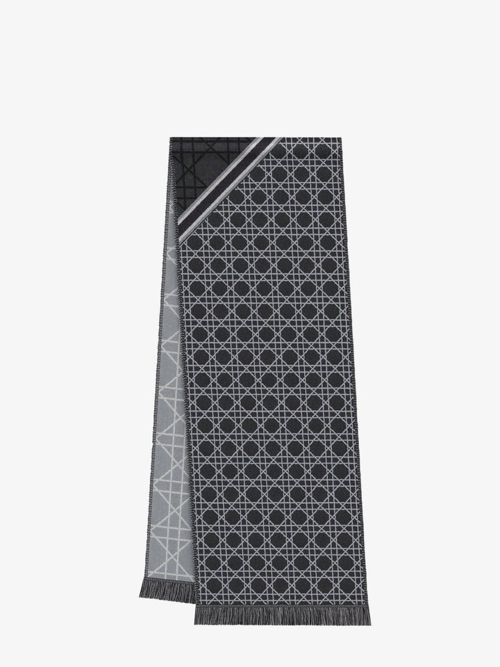 Dior Cannage Jacquard wool scarf