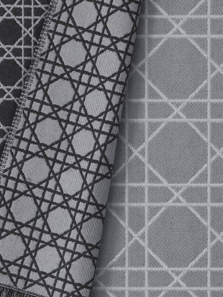 Dior Cannage Jacquard wool scarf
