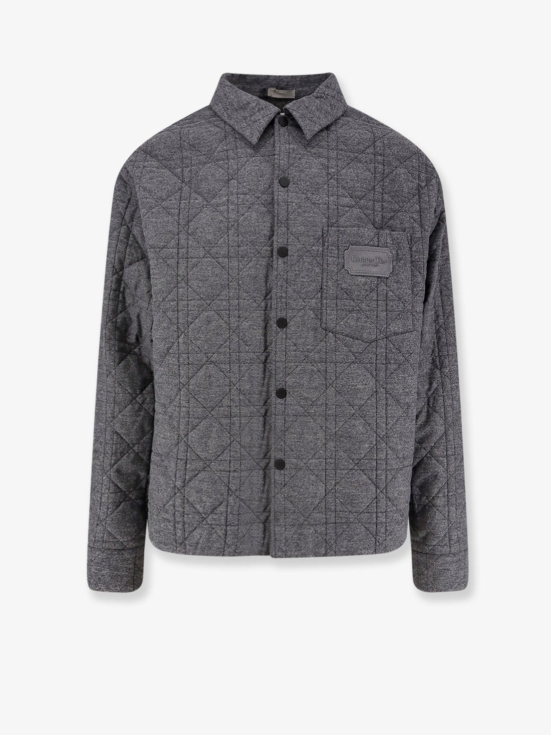 Dior Cannage Shirt Jacket with Embroidery Christian Dior Couture