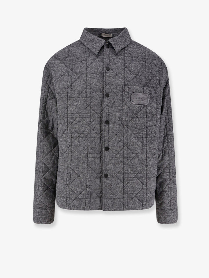 Dior Cannage Shirt Jacket with Embroidery Christian Dior Couture