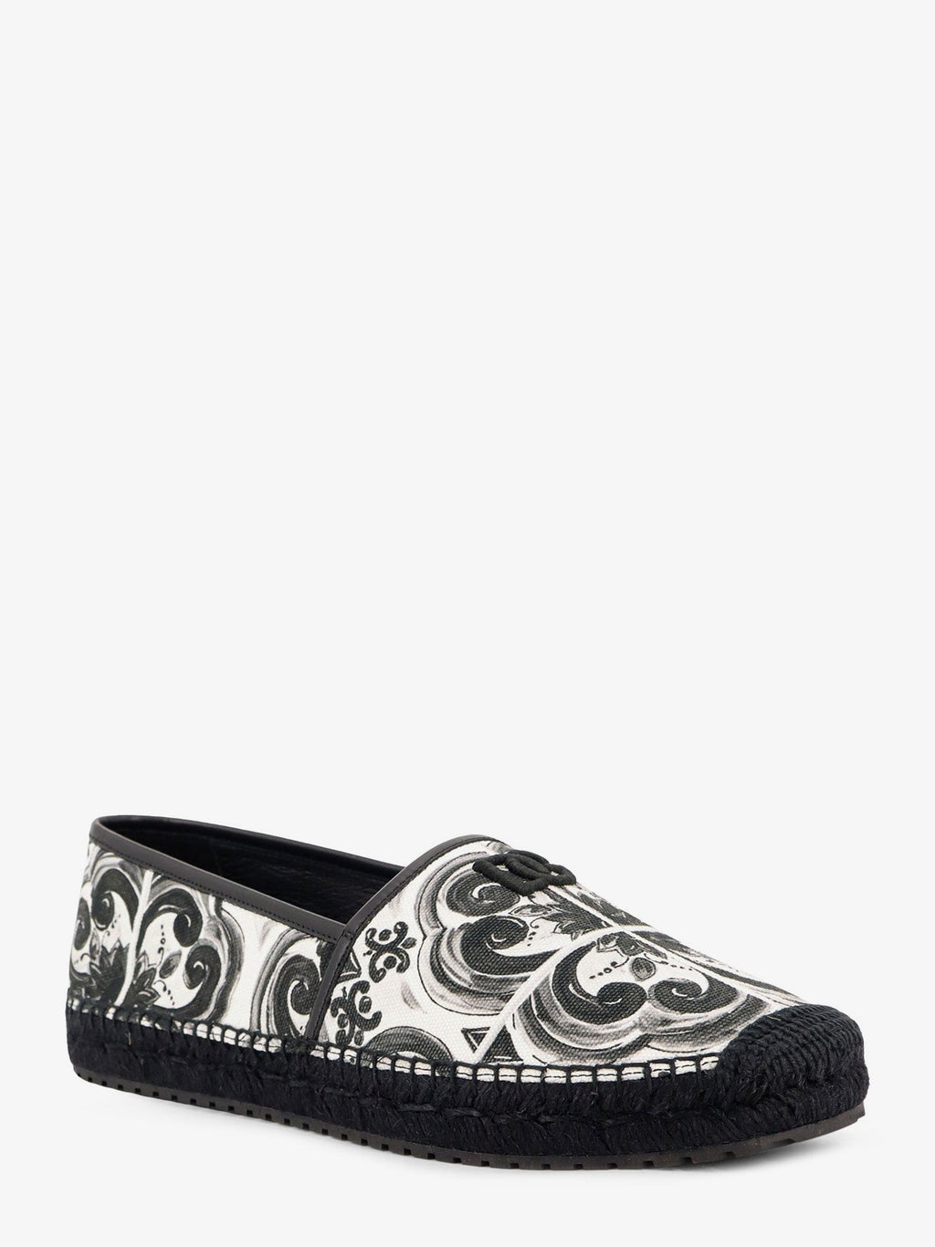 Dolce & Gabbana Canvas espadrilles with Maiolica print