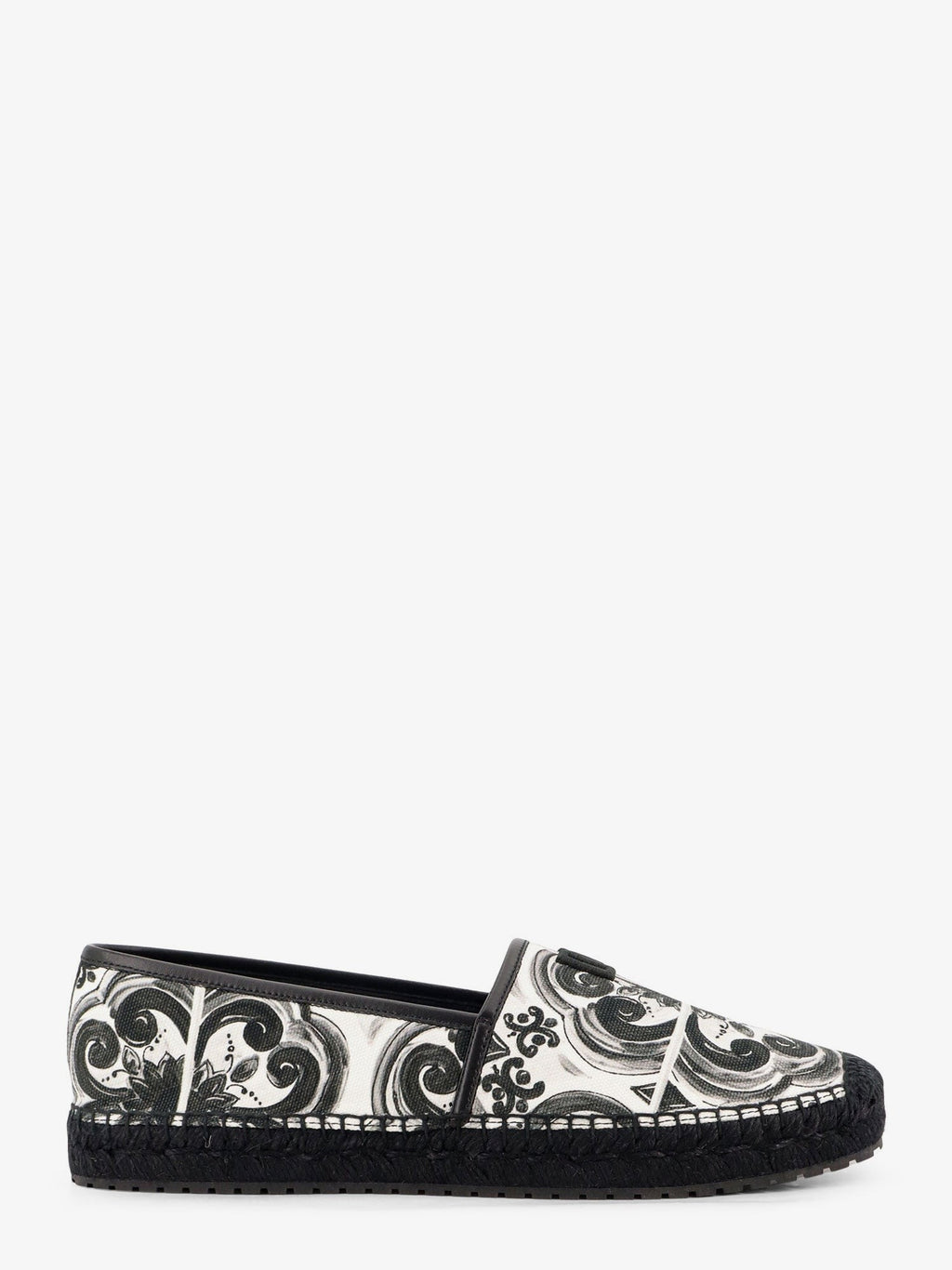 Dolce & Gabbana Canvas espadrilles with Maiolica print