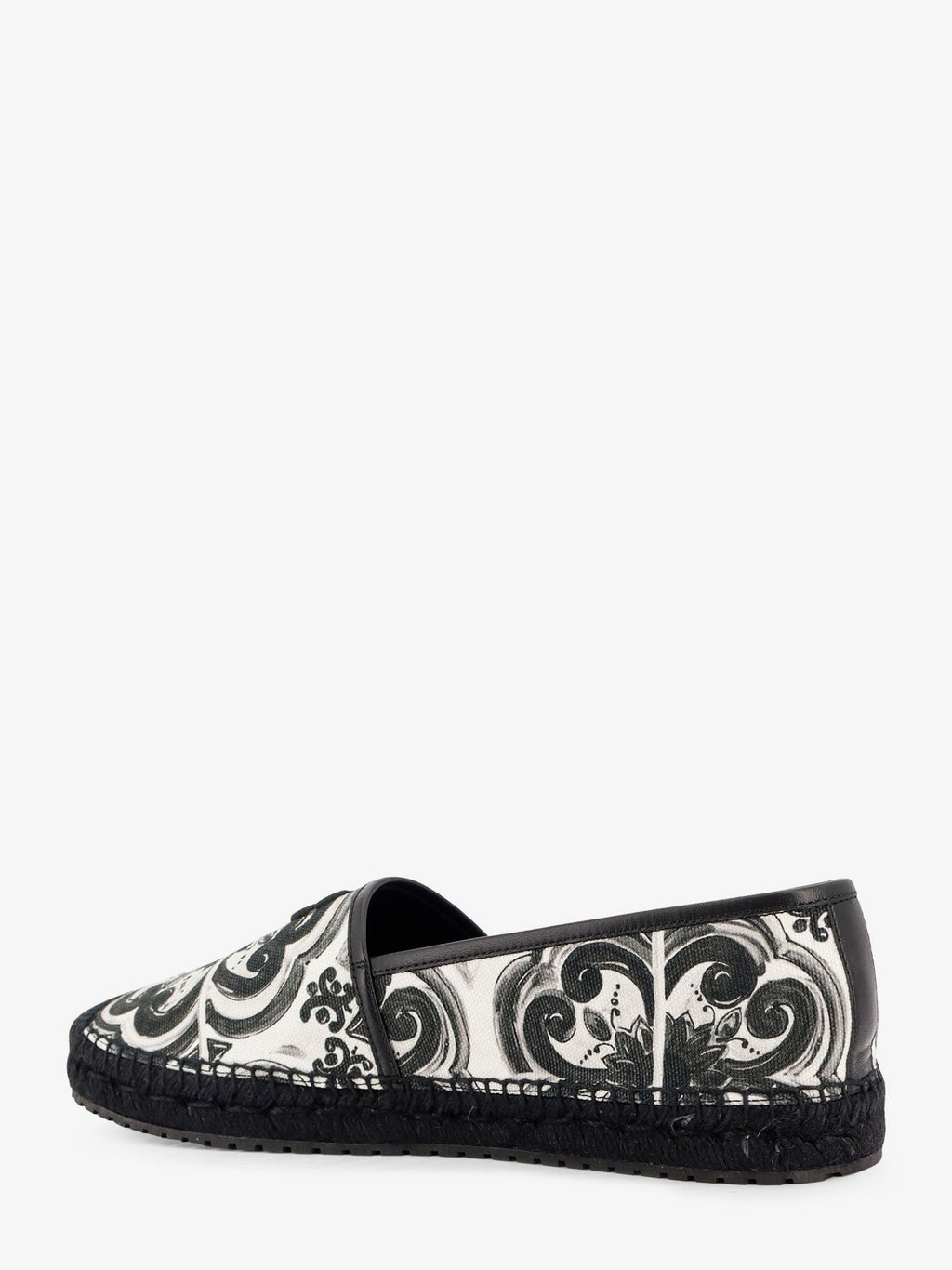Dolce & Gabbana Canvas espadrilles with Maiolica print