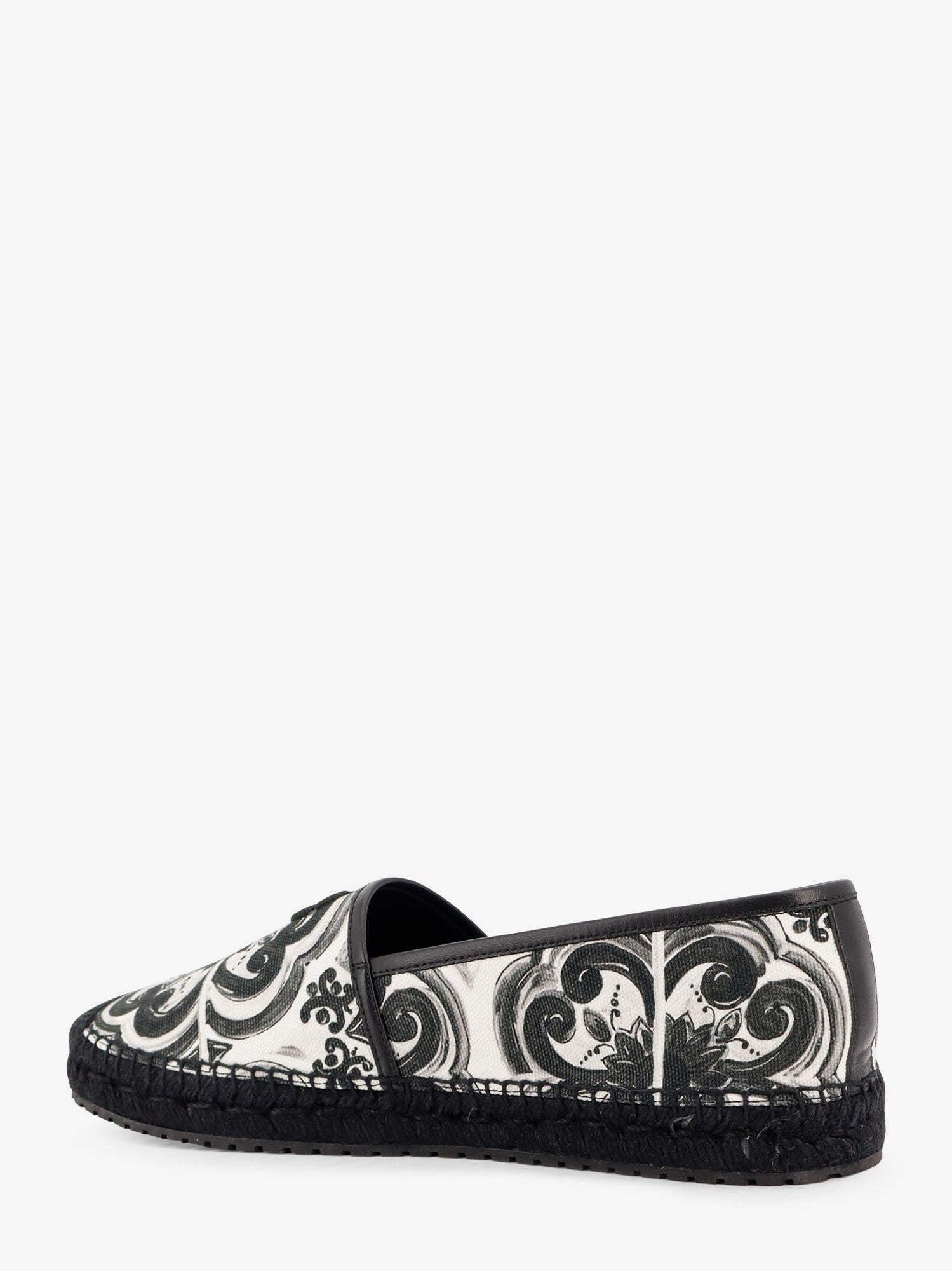 Dolce & Gabbana Canvas espadrilles with Maiolica print