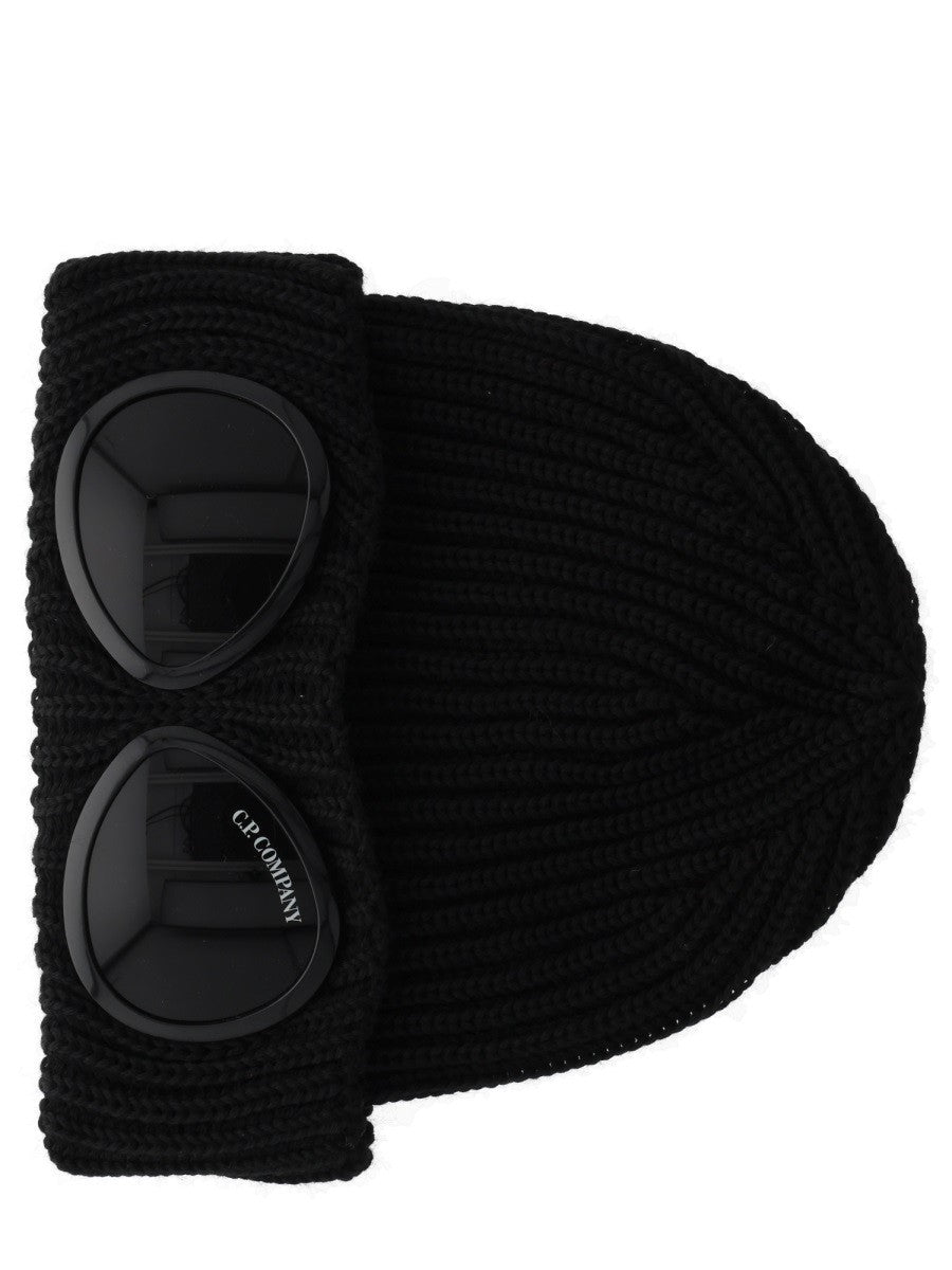 C.P. COMPANY CAP WITH GLASSES