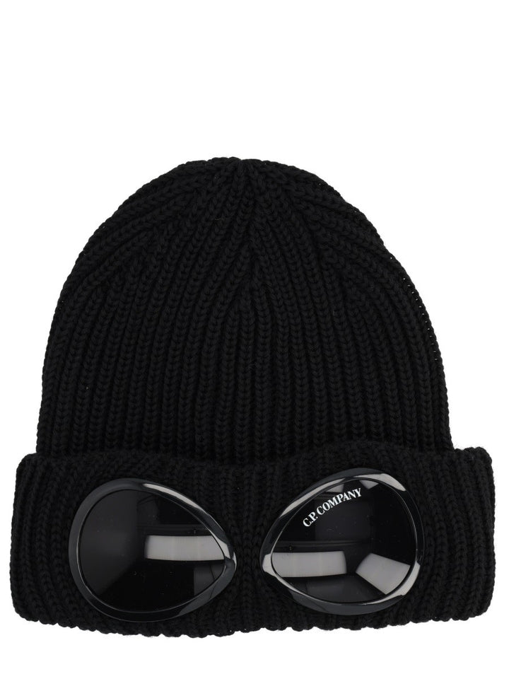 C.P. COMPANY CAP WITH GLASSES