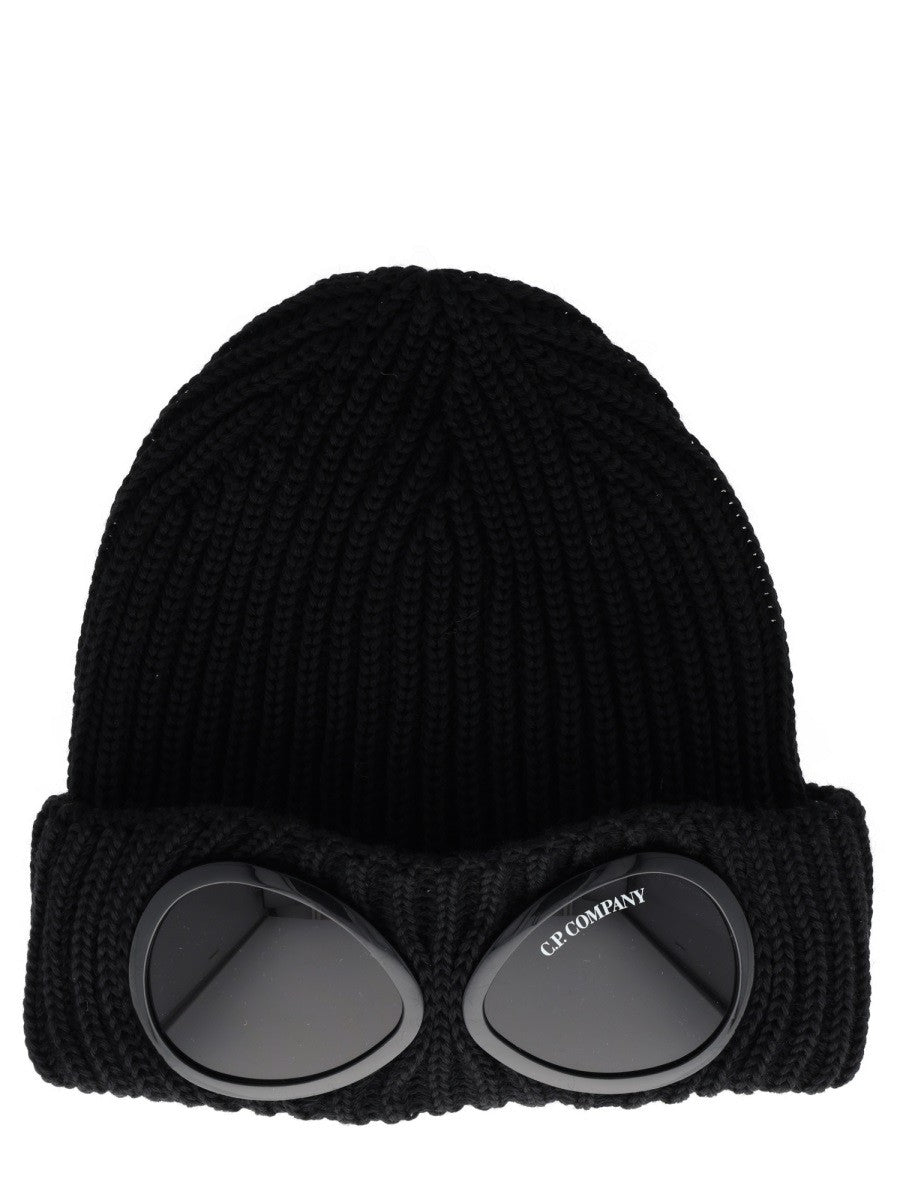 C.P. COMPANY CAP WITH GLASSES