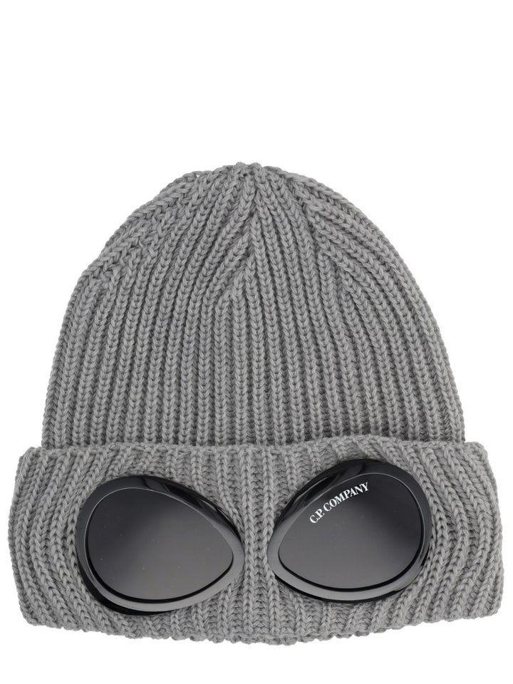 C.P. COMPANY CAP WITH GLASSES