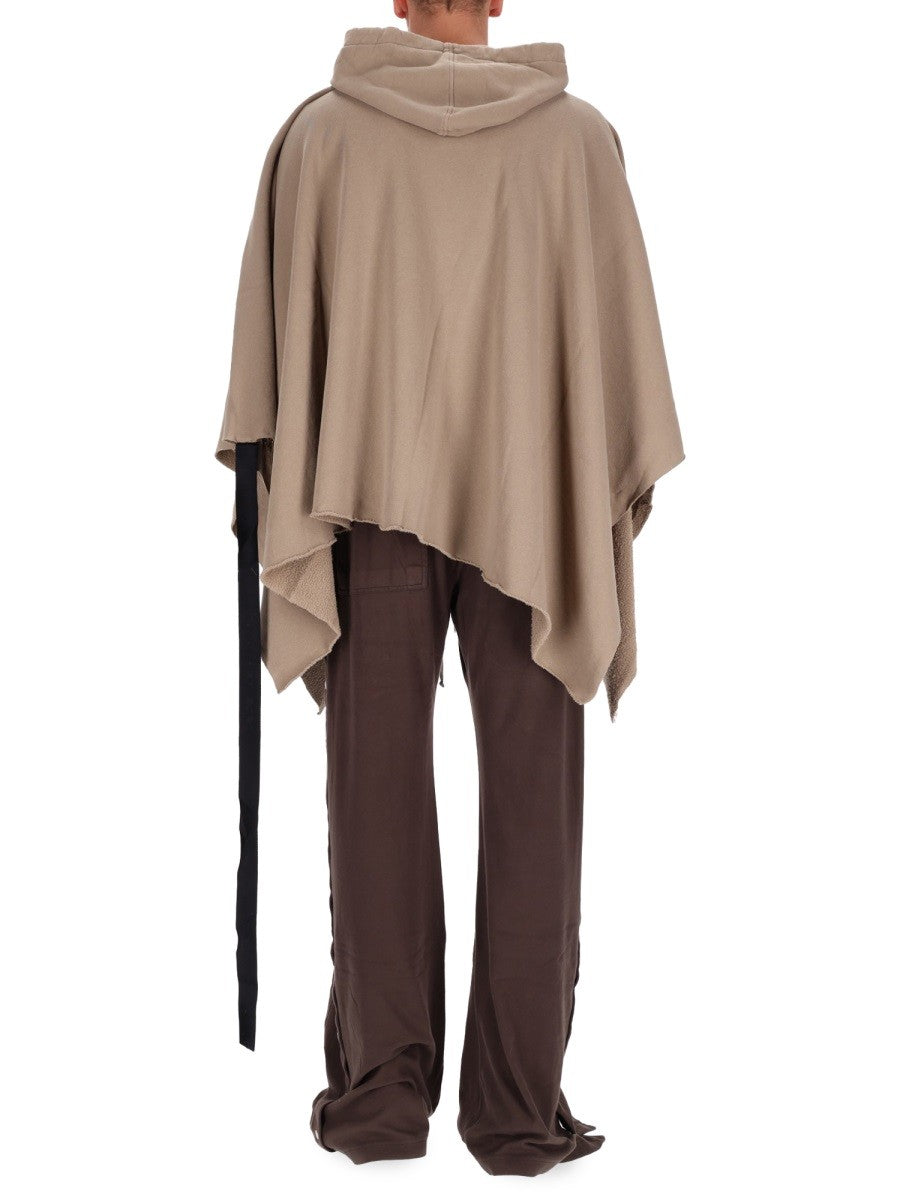 RICK OWENS DRKSHDW CAPE WITH HOOD