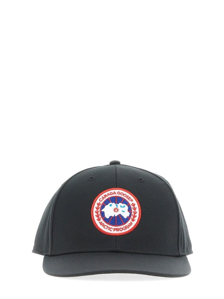 CANADA GOOSE BASEBALL HAT WITH LOGO PATCH