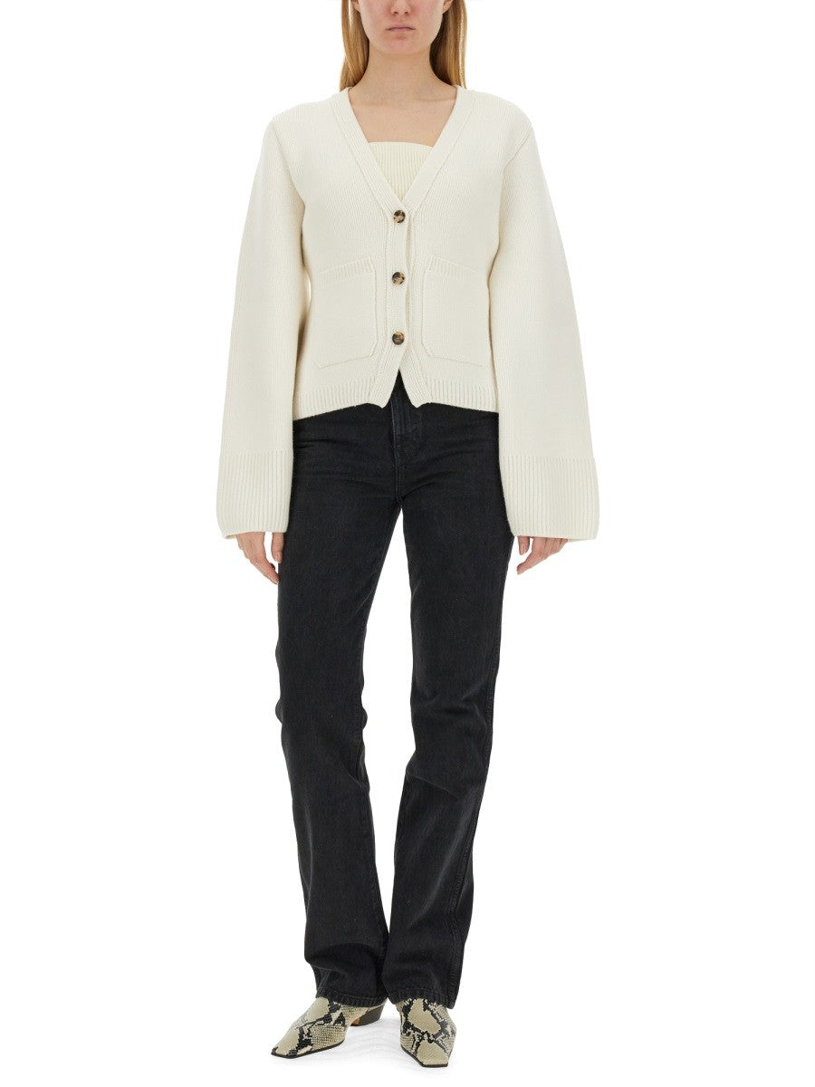 KHAITE "SCARLET" CARDIGAN