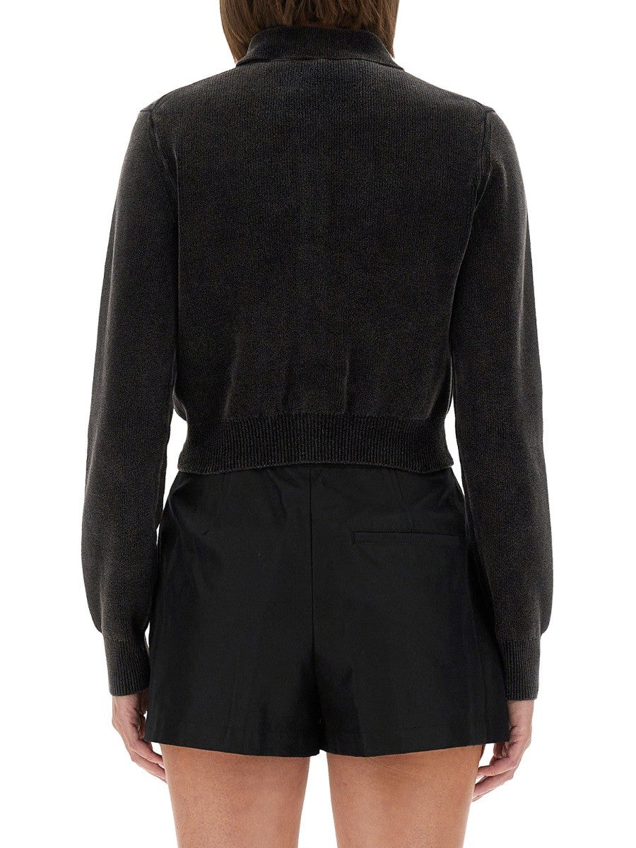 Alexander Wang CARDIGAN WITH COLLAR