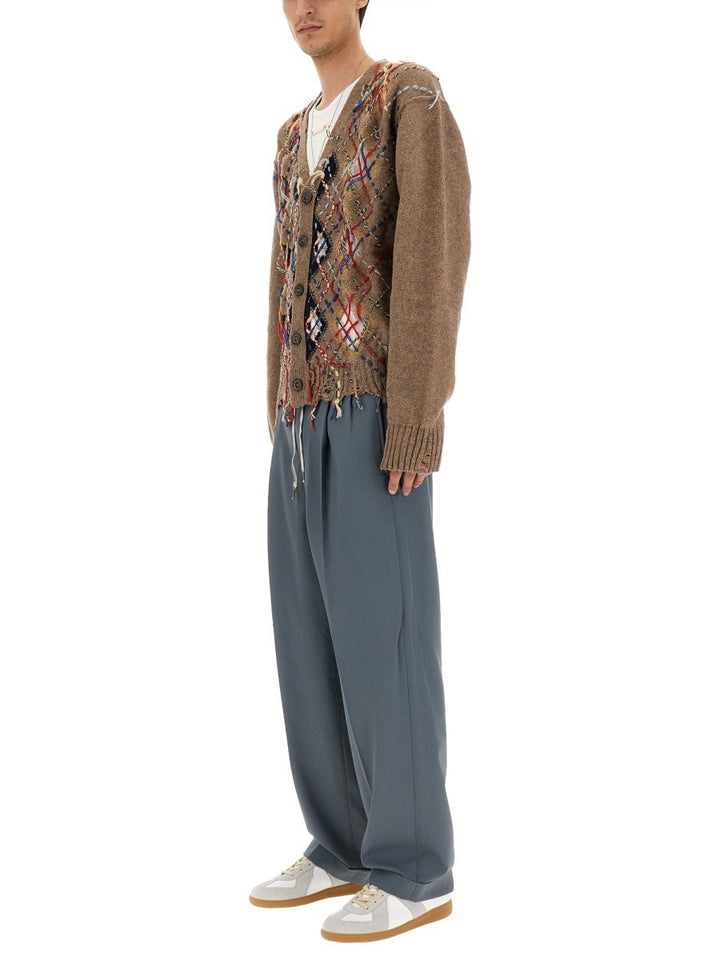 Maison Margiela CARDIGAN WITH DIAMOND PATTERN