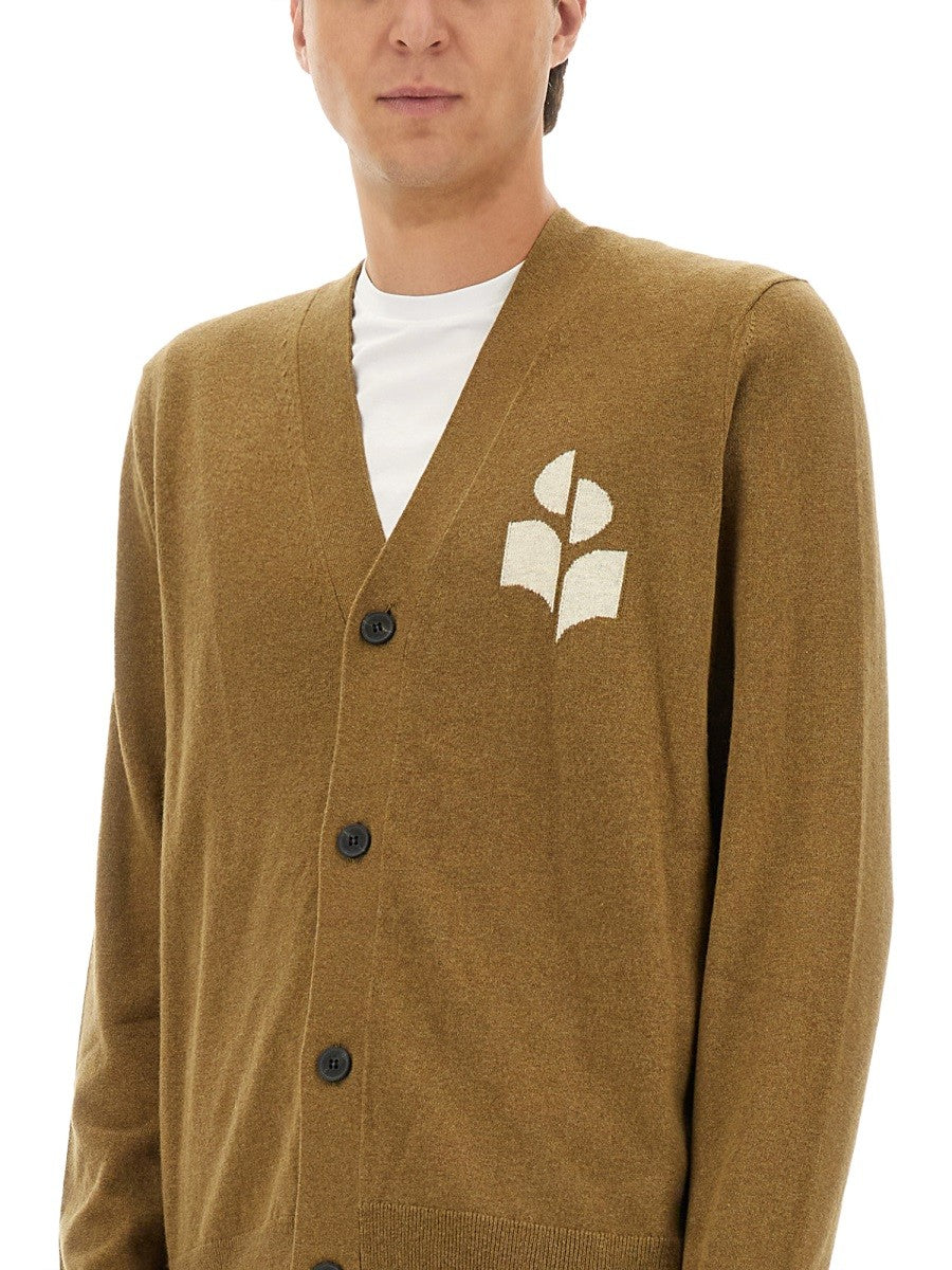 MARANT CARDIGAN WITH LOGO