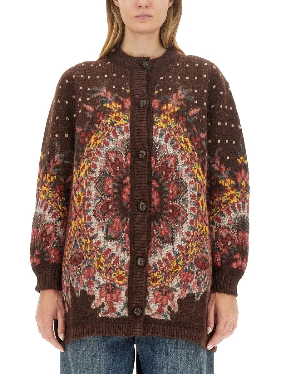 Etro CARDIGAN WITH LOGO