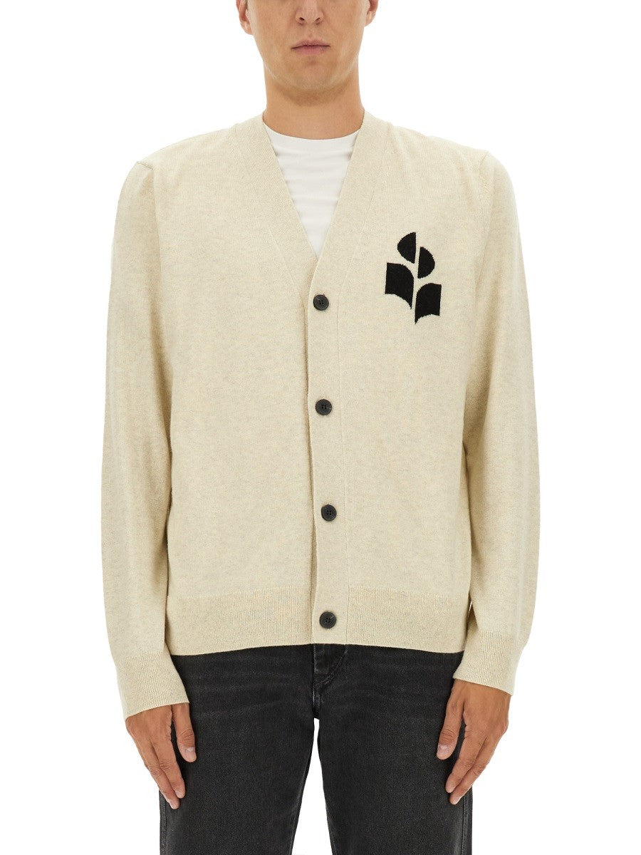 MARANT CARDIGAN WITH LOGO