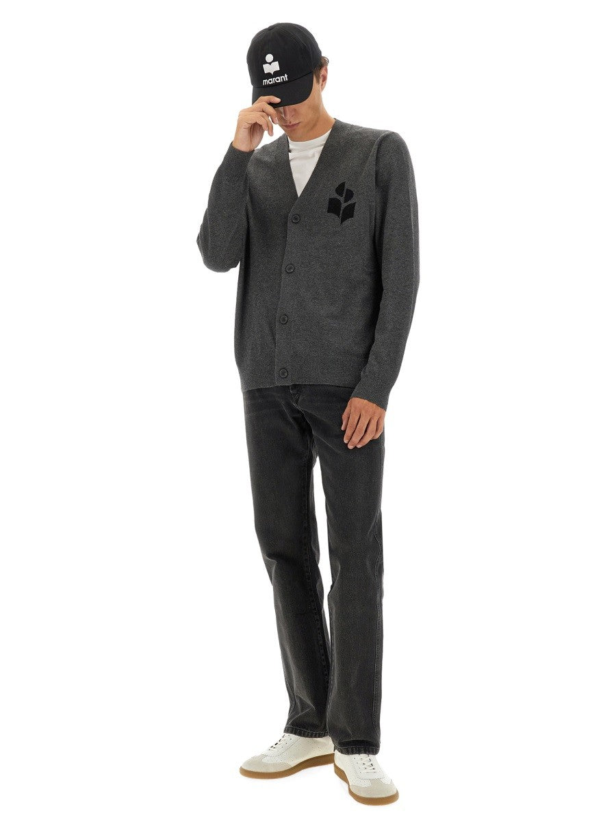 MARANT CARDIGAN WITH LOGO