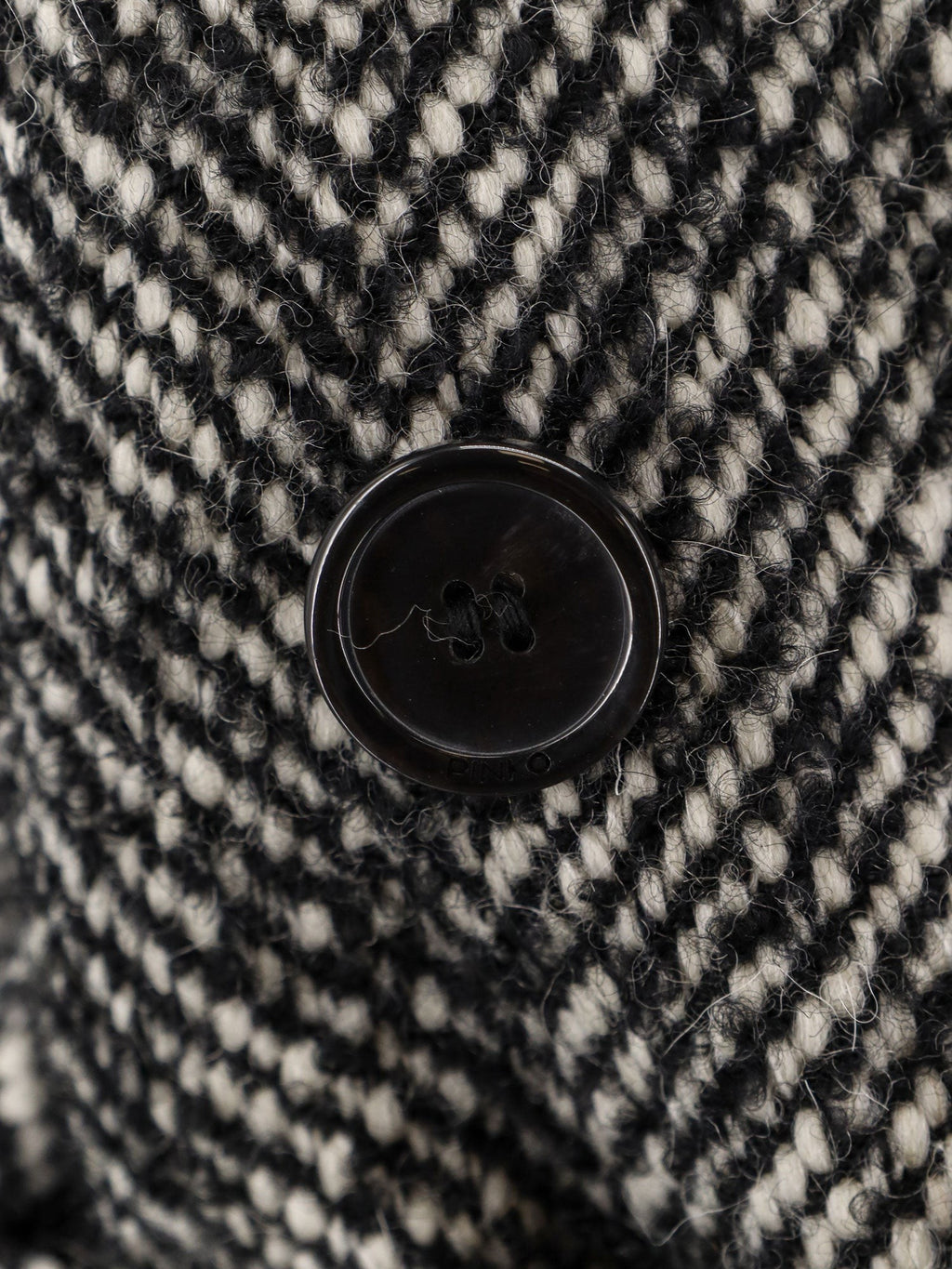 Pinko Carrube chevron cloth coat