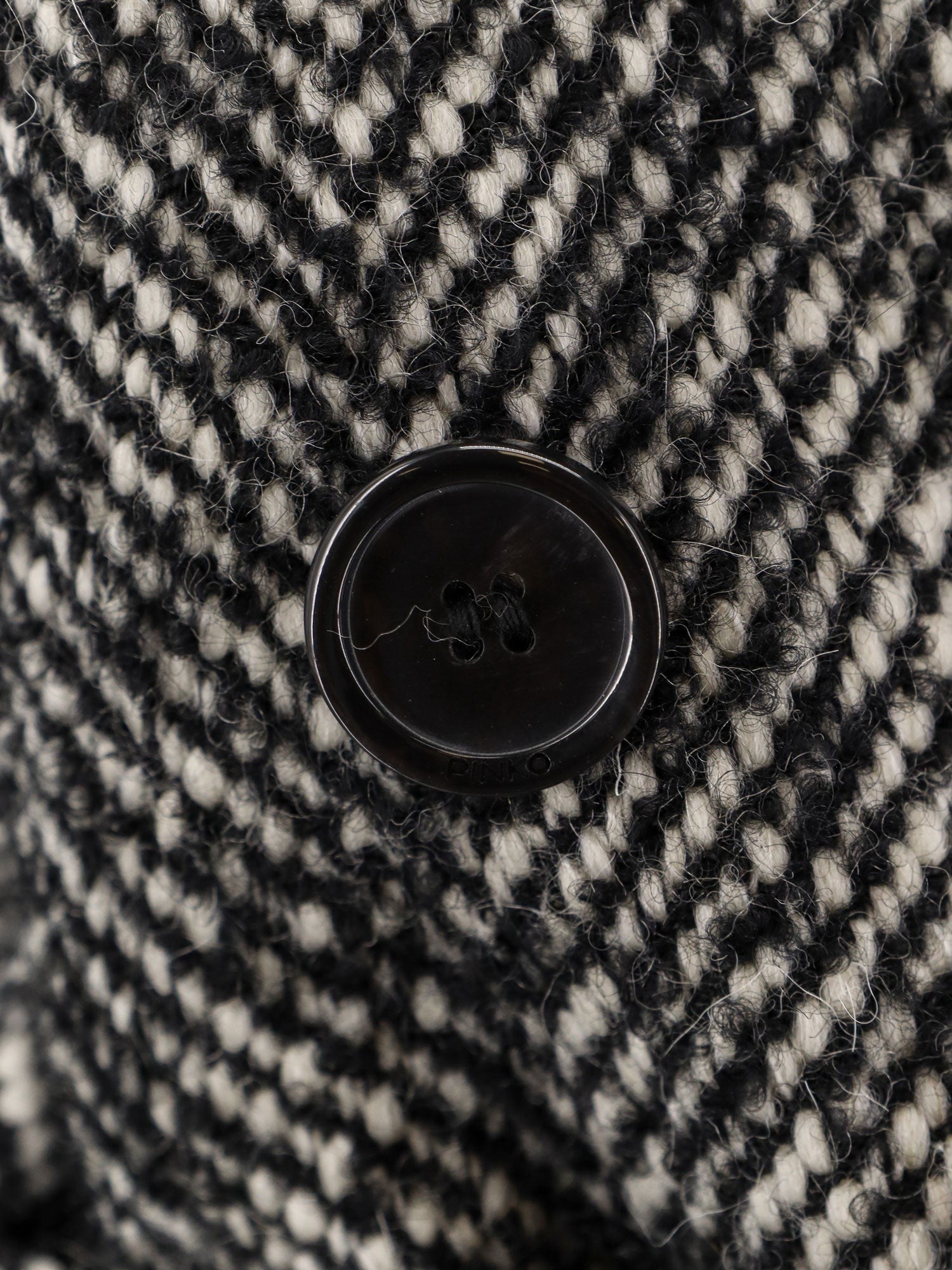 Pinko Carrube chevron cloth coat