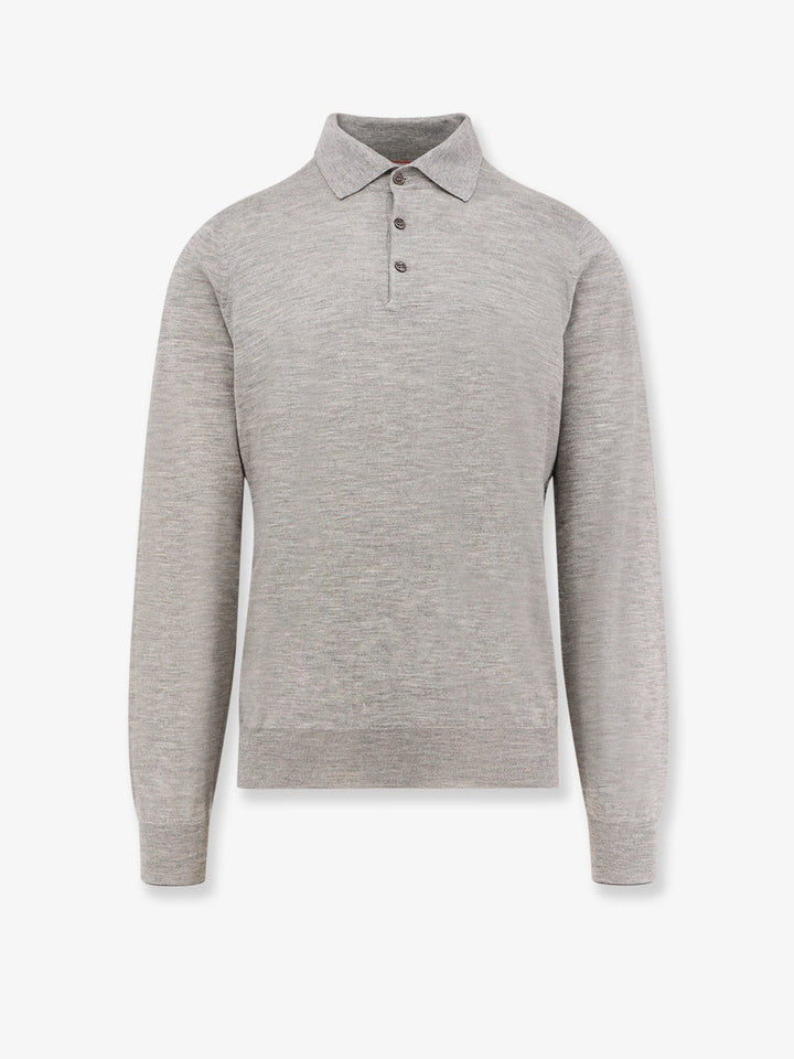 Brunello Cucinelli Cashmere and silk polo shirt