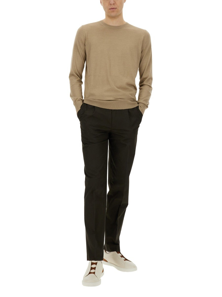 Zegna CASHMERE AND SILK SWEATER