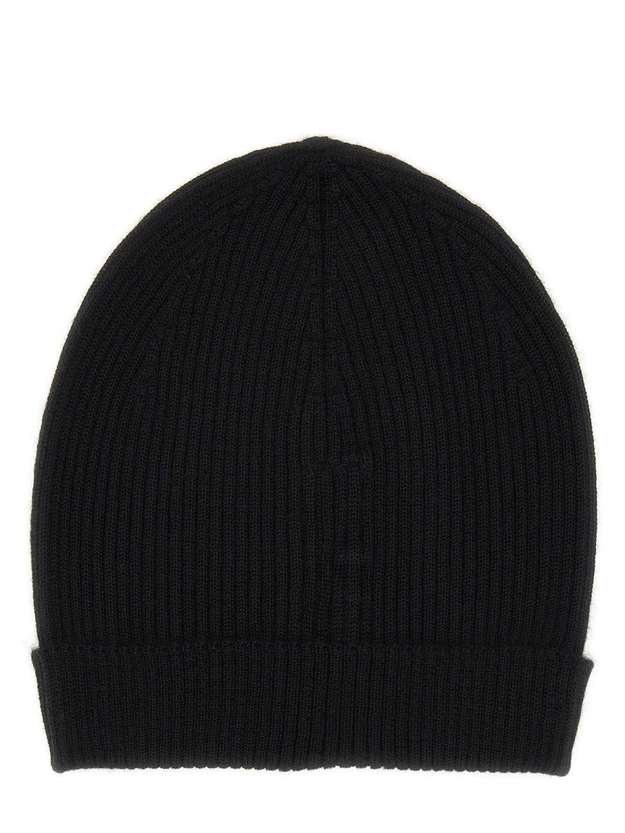 RICK OWENS CASHMERE BEANIE HAT
