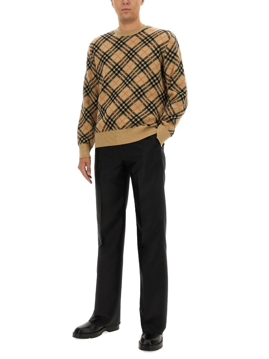 Burberry CASHMERE CHECK SWEATER