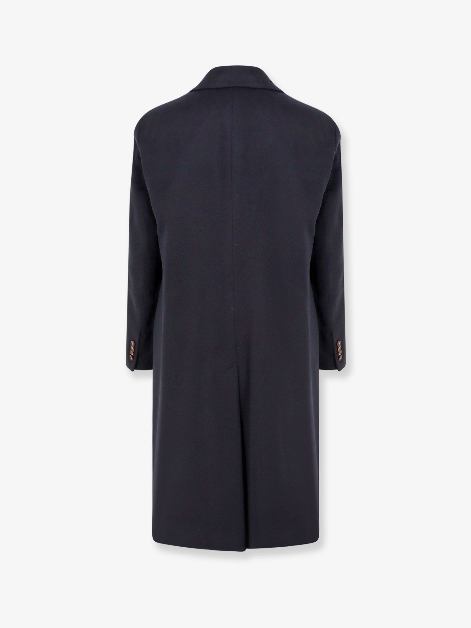 Hevo Cashmere coat with satin lining