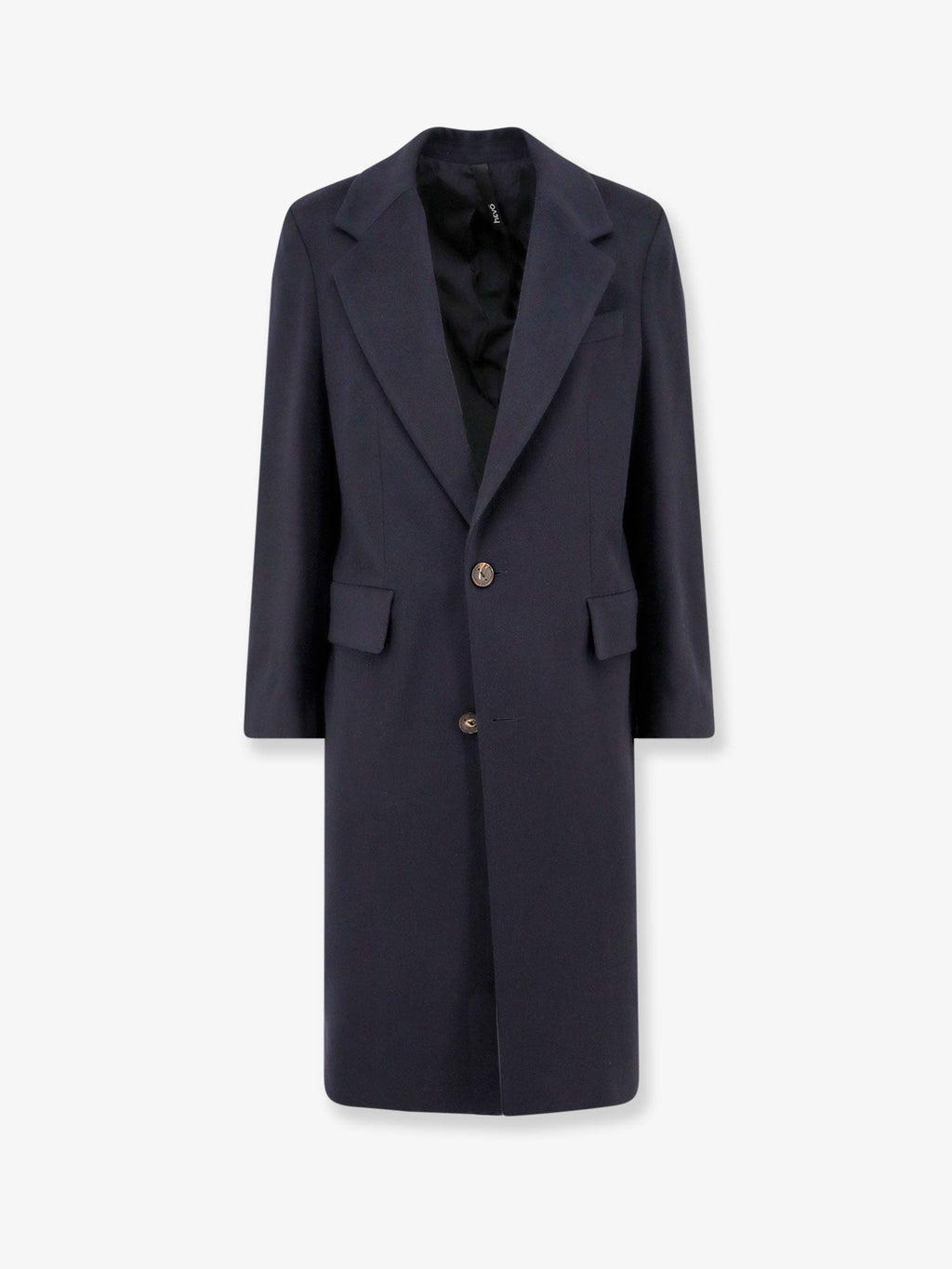 Hevo Cashmere coat with satin lining